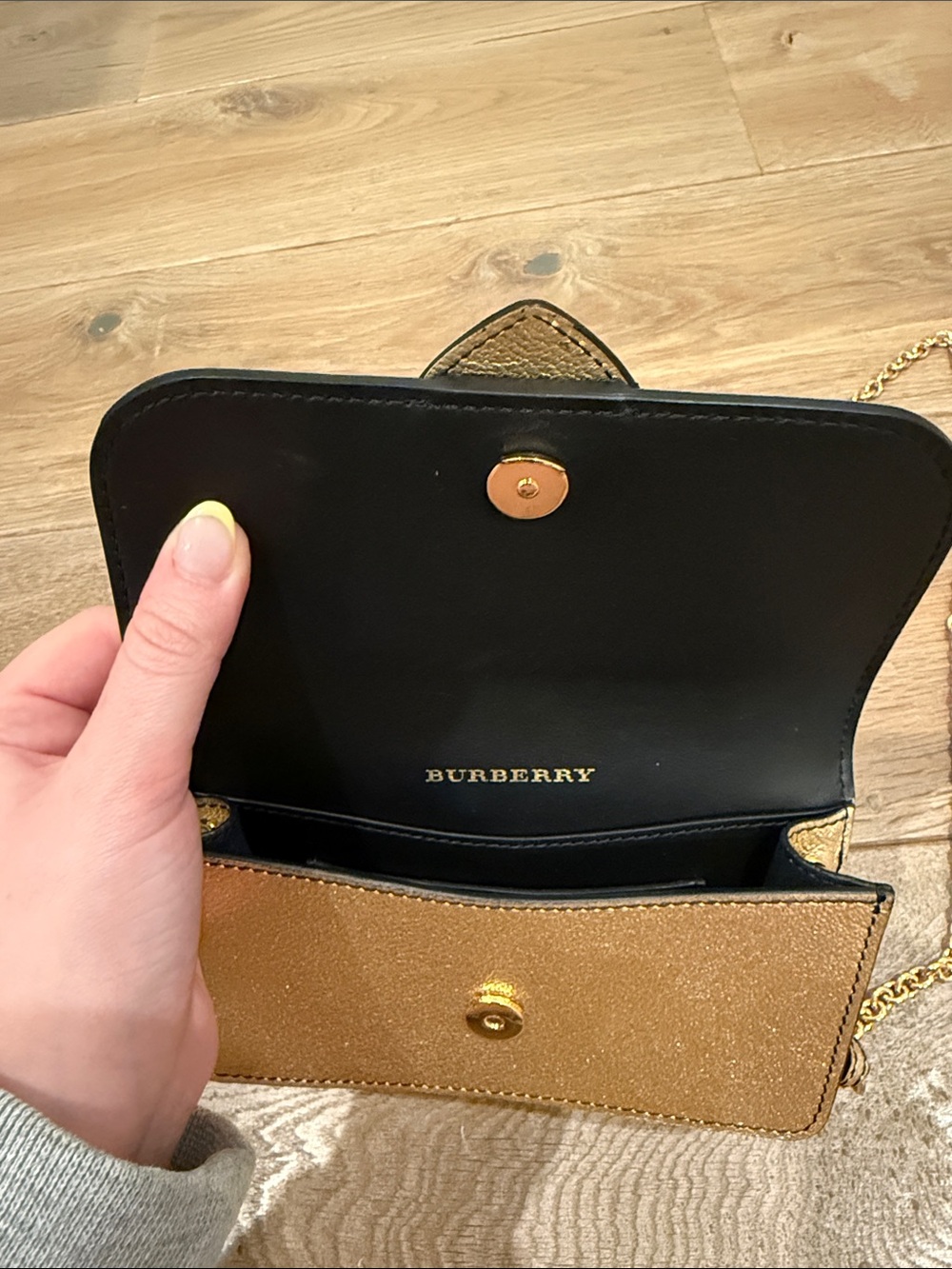 Burberry Metallic Buckle Bag - Picture 3 of 3
